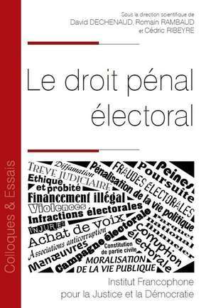 Le droit pénal électoral